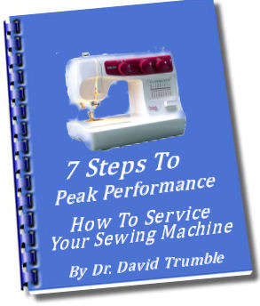 7 Steps to Peak Performance email sewing machine repair training.